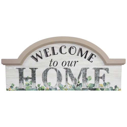 Welcome to Our Home Wall Sign - 29.75" - IMAGE 1