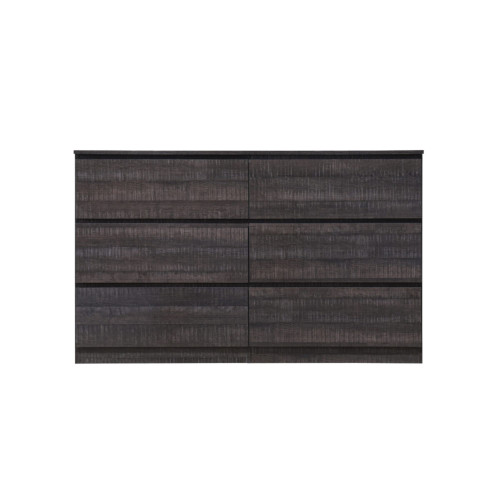 6-Drawer Storage Dresser - 55.25" - Walnut Brown - IMAGE 1