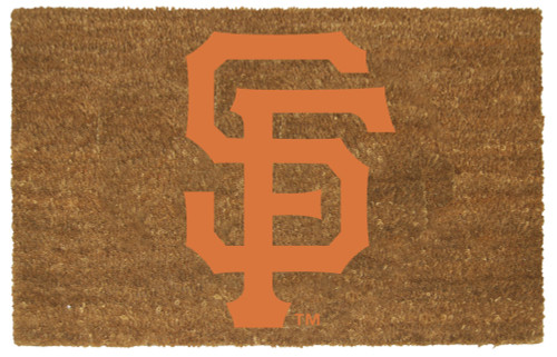 MLB San Francisco Giants Rectangular Coir Door Mat 29.5" x 19.5" - IMAGE 1
