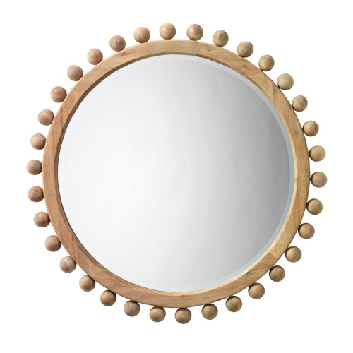 34.75" Decorative Brighton Round Mirror - IMAGE 1