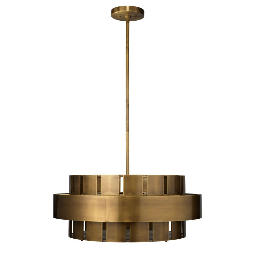 30" Bronze Decorative Orbit Chandelier - IMAGE 1