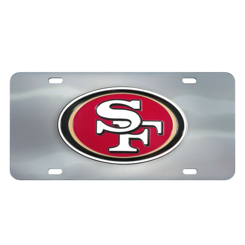 12” NFL San Francisco 49ers Automotive Diecast License Plate - IMAGE 1