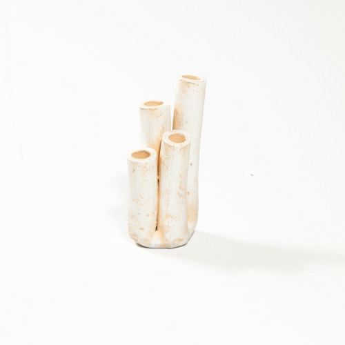 Large Coral Planter - 18" - Cream - IMAGE 1