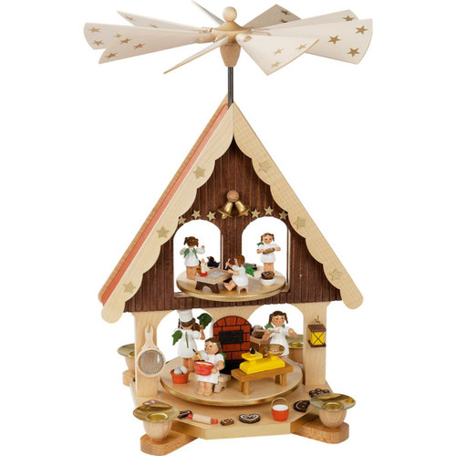 13.5" Richard Glaesser Baking Angels Pyramid - IMAGE 1