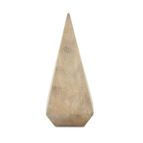 Pyramid Wooden Ring Holder - 5.5" - Brown - Large - IMAGE 1