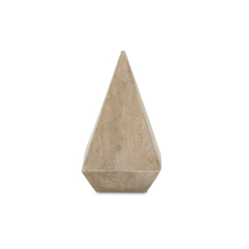 Pyramid Wooden Ring Holder - 3.75" - Brown - Medium - IMAGE 1