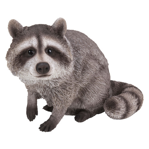 13.25" Raccoon Sitting Outdoor Garden Statue - IMAGE 1