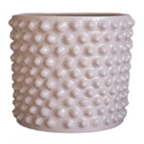 Large Ceramic Flower Pot - 14.25" - Pink - IMAGE 1