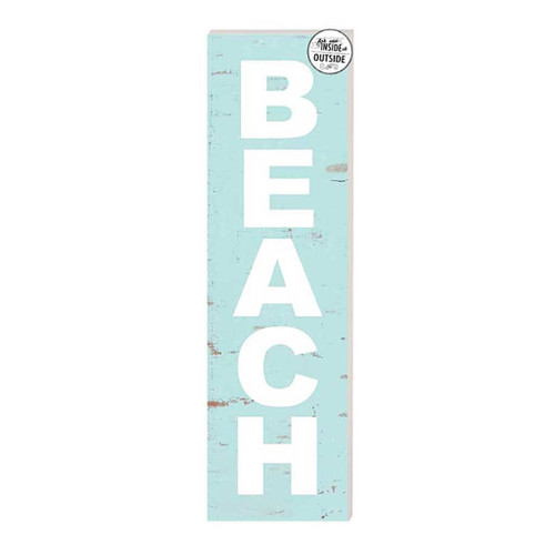 35" Rectangular “Beach” Outdoor Porch Board Sign Decoration - IMAGE 1