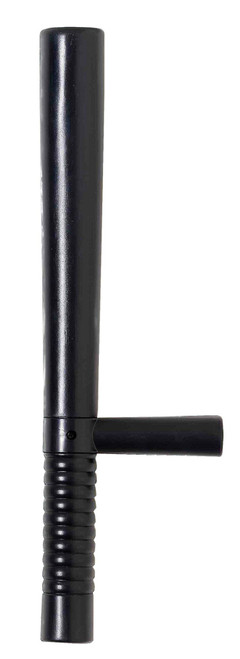Black Solid Police Billy Club Unisex Adult Halloween Prop - IMAGE 1