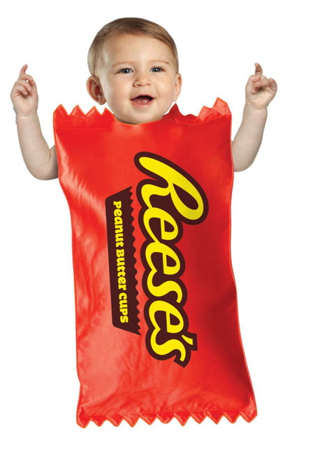 Red and Yellow Hersheys Reese Cup Unisex Infant Halloween Costume - IMAGE 1