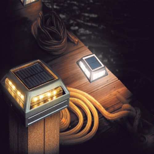 4.75" Black Muskoka Universal Outdoor Solar Post/Path/Dock Light - IMAGE 1