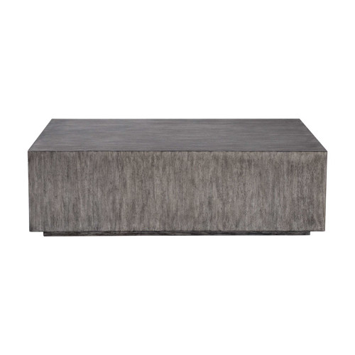 52" Gray Contemporary Rectangular Coffee Table - IMAGE 1