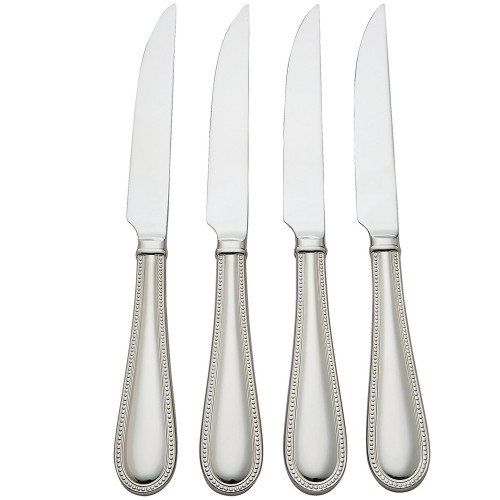 Set of 4 Stainless Steel Kitchen Accessories and Gift Collections Lyndon Steak Knife Utensils, 10" - IMAGE 1