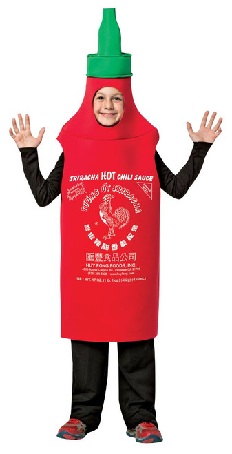 Red and Green Sriracha Tunic Unisex Child Halloween Costume - One Size - IMAGE 1