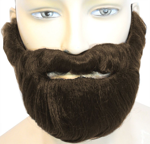 Champagne Blonde Biblical Men Adult Halloween Beard Costume Accessory - One Size - IMAGE 1