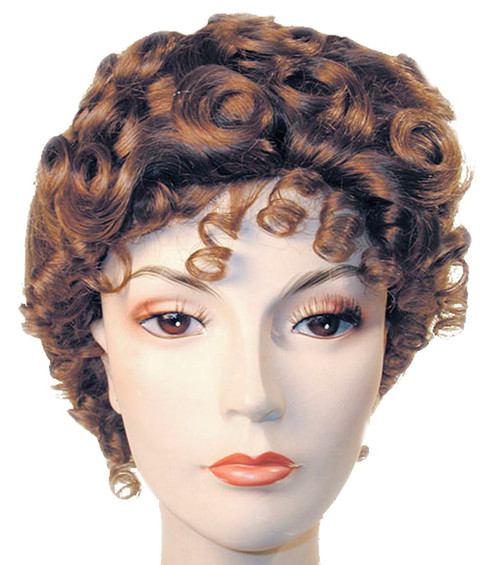 Gold Brown Gibson Girl Halloween Wig Costume Accessory - One Size - IMAGE 1