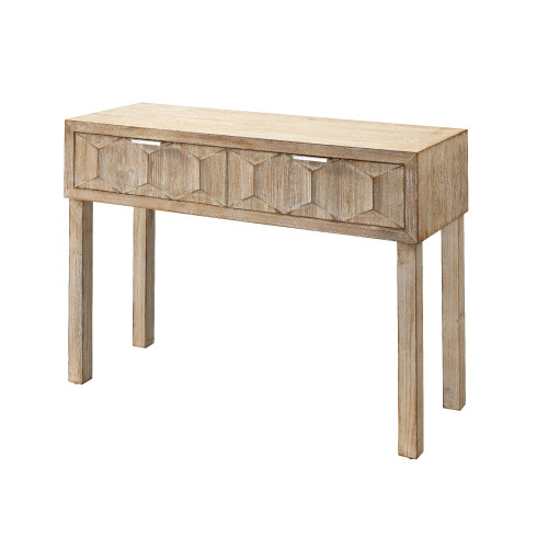 43" Rectangular Console Table with Two Drawers - IMAGE 1