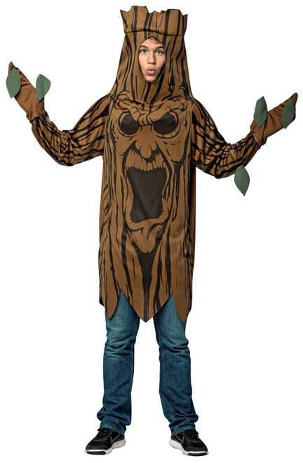 Black and Brown Scary Haunted Tree Unisex Adult Halloween Costume - One Size - IMAGE 1