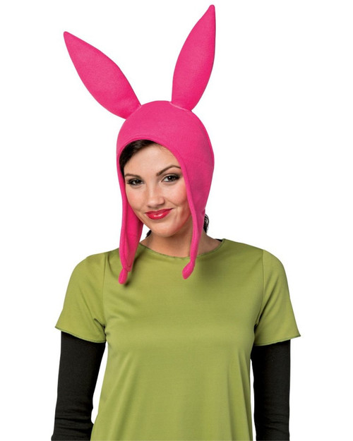 Pink Louise Deluxe Halloween Women Hat Costume Accessory - One Size - IMAGE 1