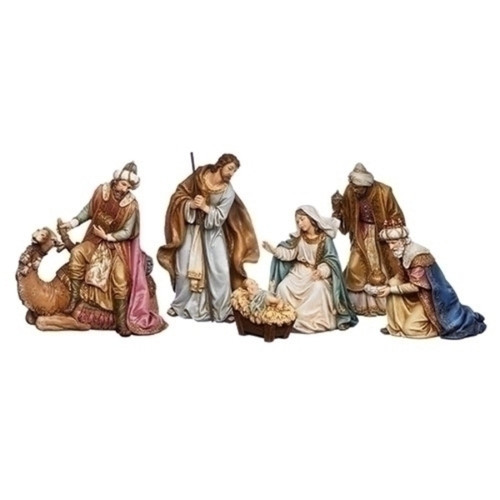 6-Piece Religious Christmas Nativity Figure Set 13.5" - IMAGE 1