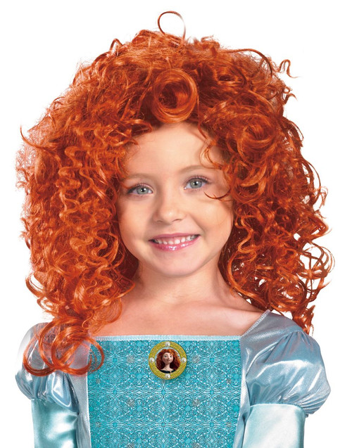 Red Brave Merida Unisex Child Halloween Wig Costume Accessory - One Size - IMAGE 1