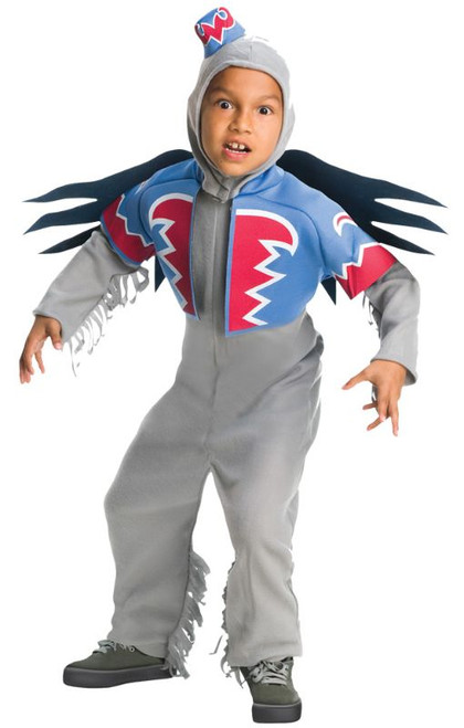 Gray and Blue Winged Monkey Boy Child Halloween Costume - Small - IMAGE 1