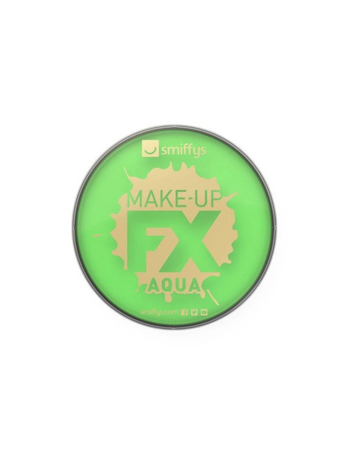 7.25" Lime Green Aqua Face and Body Paint Unisex Make Up FX Costume Accessory - One Size - IMAGE 1