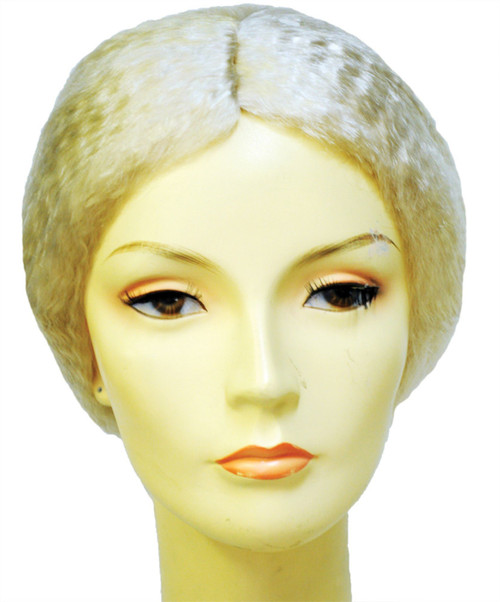 Blonde Old Lady Women Adult Halloween Wig Costume Accessory - One Size - IMAGE 1