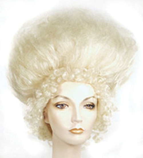 White Blonde Monster Bride Women Adult Wig Costume Accessory - One Size - IMAGE 1