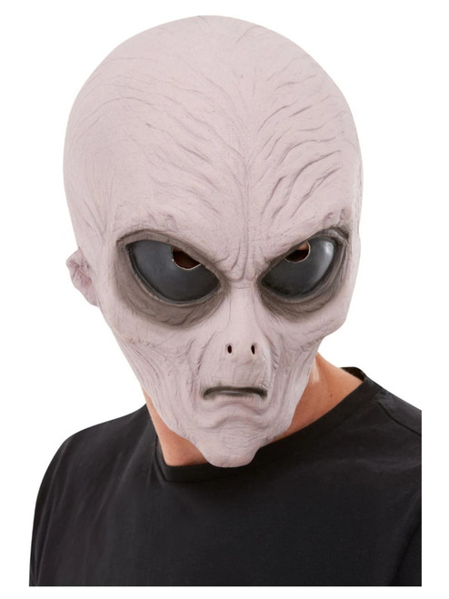 Purple Alien Unisex Adult Halloween Overhead Mask Costume Accessory - One Size - IMAGE 1