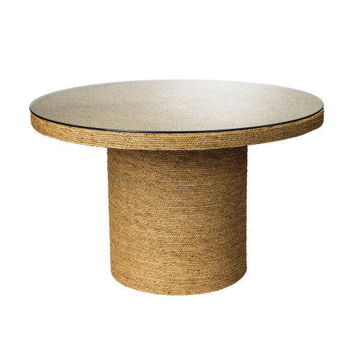 48" Brown Decorative Round Bistro Table - IMAGE 1