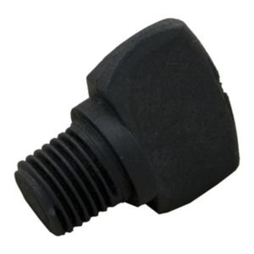 Black Drain Plug Wing Style for Pentair and WhisperFlo - IMAGE 1