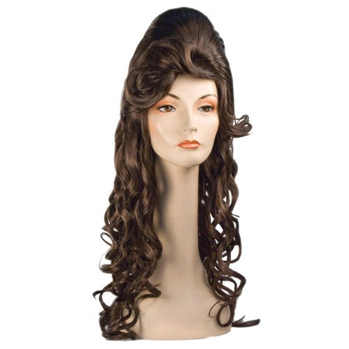 Black Curly Women Adult Halloween Wig Costume Accessory - One Size - IMAGE 1