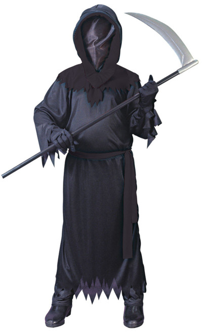 Black Phantom Unisex Child Halloween Costume - Large - IMAGE 1