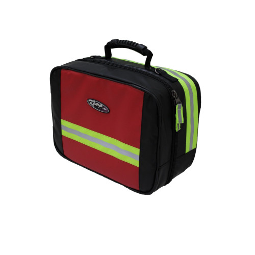 30.5" Black, Red, and Green Outdoor Kemp USA Fluid-Resistant Large Responder Bag with Medication Pouch - IMAGE 1