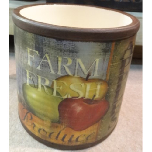 12.8" Red and Green "Farm Fresh" Produce Storage Containers - IMAGE 1