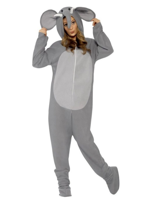 42" Gray Elephant Unisex Adult Halloween Costume - Medium - IMAGE 1