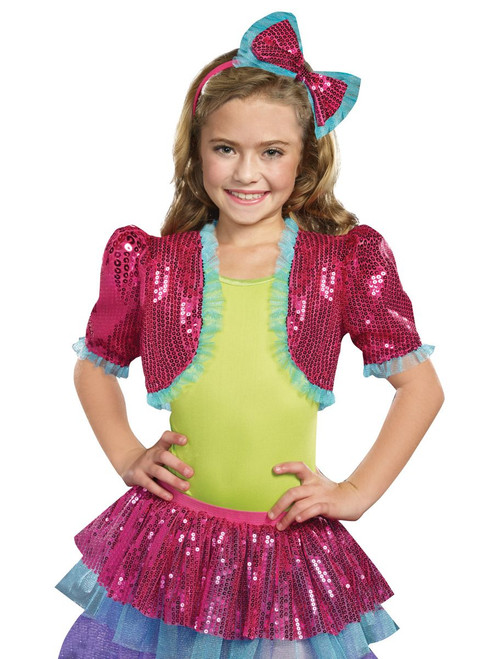 Pink Dance Craze Bolero Girl Child Shrug Halloween Costume Accessory - Large - IMAGE 1