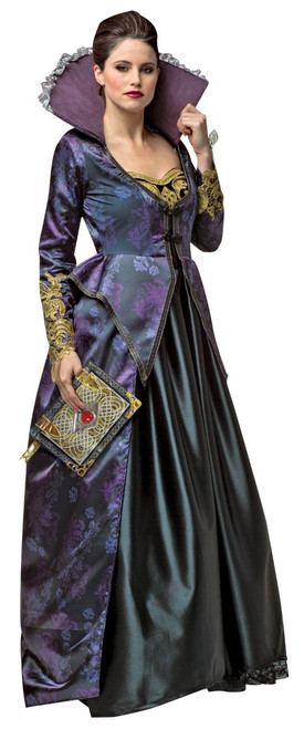 Purple and Black OUAT Evil Queen Halloween Women Costume - Medium - IMAGE 1