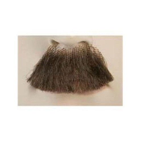 Gray and Dark Brown Charlie Chaplin Men Adult Halloween Mustache Costume Accessory - One Size - IMAGE 1