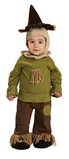 Green and Brown Wizard of Oz Scarecrow Infant Halloween Costume - One Size - IMAGE 1
