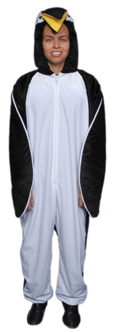 White and Black Unisex Child Penguin Halloween Costume - Small - IMAGE 1