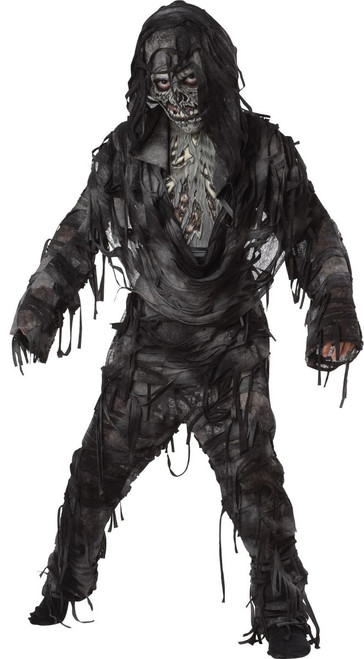 Black Rotten Zombie Unisex Child Halloween Costume - Extra Larger - IMAGE 1