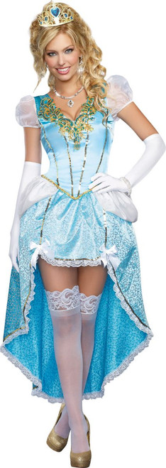 Blue and White Having a Ball Adult Women's Halloween Costume - Small - IMAGE 1