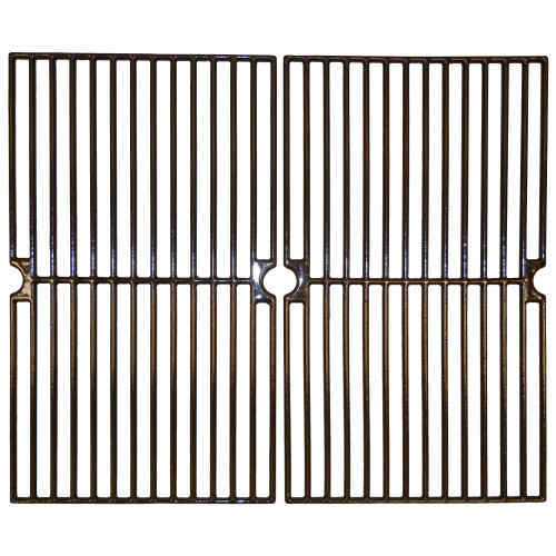 2pc Gloss Cast Iron Cooking Grid for Backyard Grill and Brinkmann Gas Grills 20.75" - IMAGE 1
