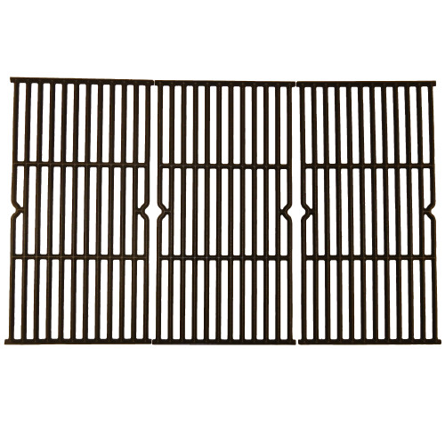 3pc Matte Cast Iron Cooking Grid for Expert Gas Grills 27.5" - IMAGE 1