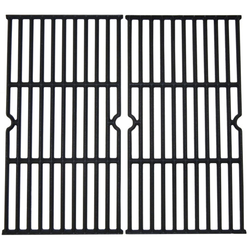 2pc Matte Cast Iron Cooking Grid for Kenmore Gas Grills 18.5" - IMAGE 1