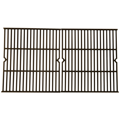 2pc Matte Cast Iron Cooking Grid for Master Forge Gas Grills 31" - IMAGE 1