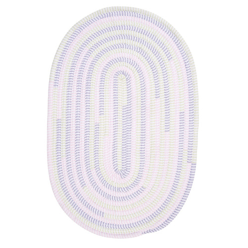 2' x 8' Pink And Purple Handmade Braided Area Runner Throw Rug - IMAGE 1